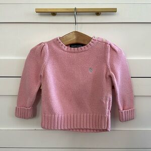 Ralph Lauren Crew Neck Sweater, Baby Size 18M